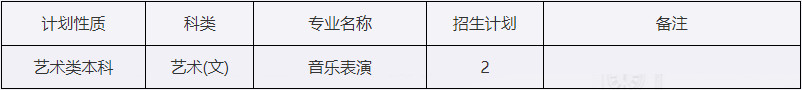 2024年西安外事学院音乐类专业招生计划