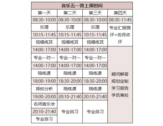 艺美音乐端午集训营丨北京校区报到须知