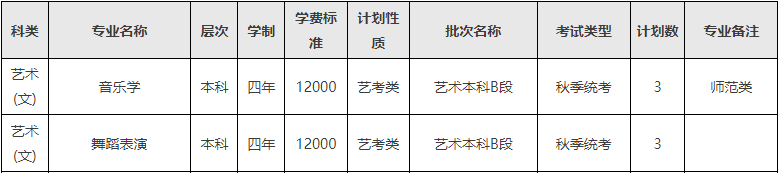 2024年西南民族大学音乐舞蹈类分省招生计划